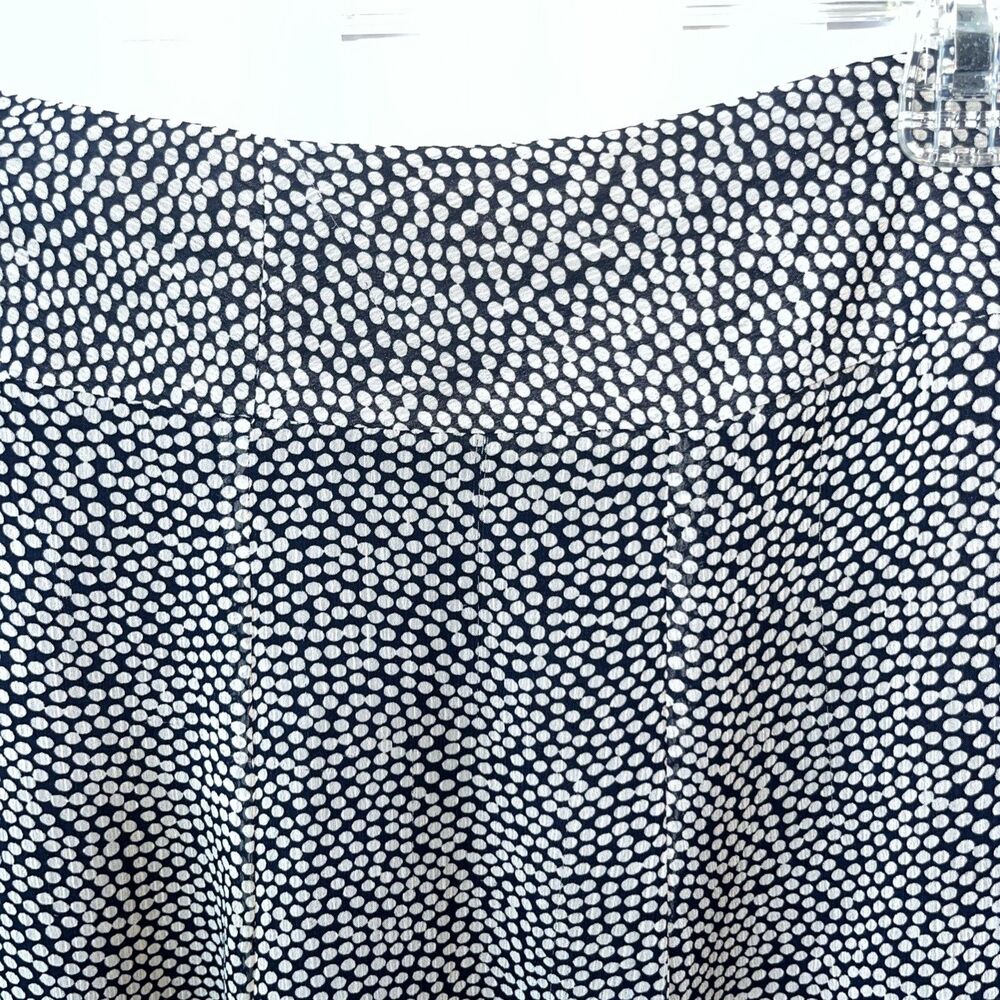 Liz & Co Women’s Abstract Polka Dot A-line Knee Length Skirt Size 8 Flowy - Picture 2 of 6